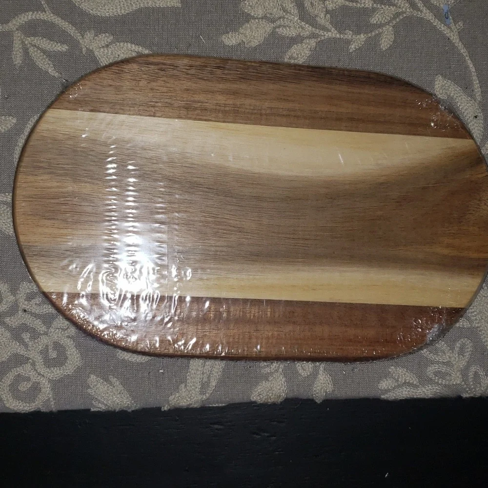 GOURMET WOOD & CERAMIC CHEESE BOARD GIFT SET